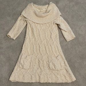Anthropologie cozy sweater dress